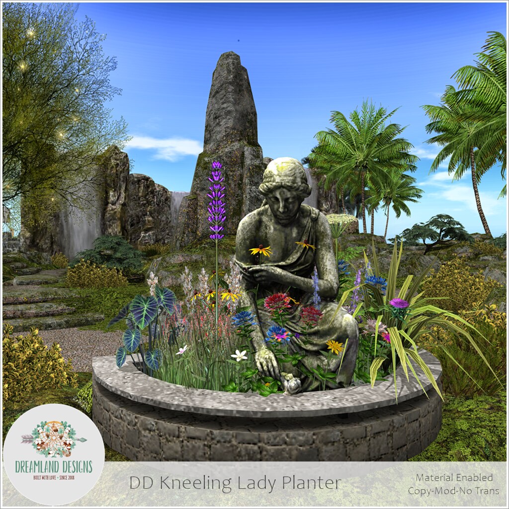 DD Kneeling Lady Planter AD