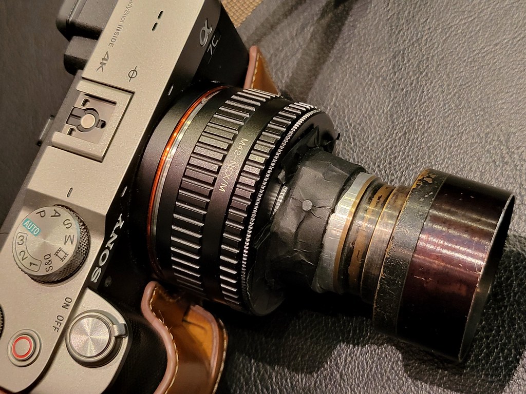 愛用 オールドレンズPO3-3M 50mm f2.0（改造 LeicaMマウント） レンズ 