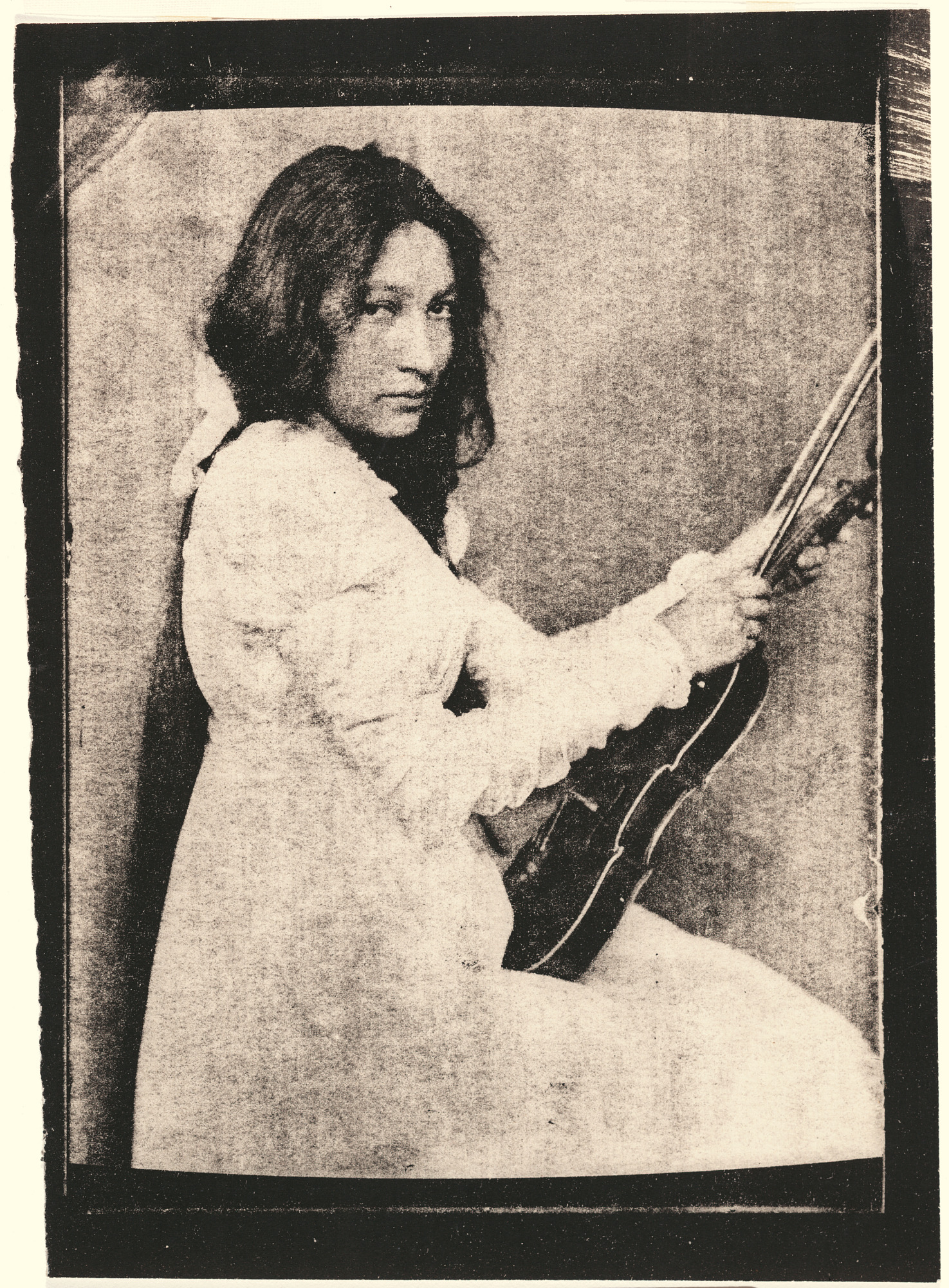 Gertrude Käsebier :: Zitkala-Sa, Sioux Indian and activist, ca. 1898. Gum bichromate print. | src NMAH