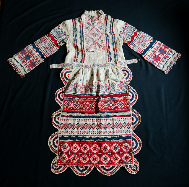 Russian Town Costume  European Clothing Textiles