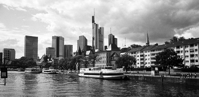 Frankfurt seen from the river