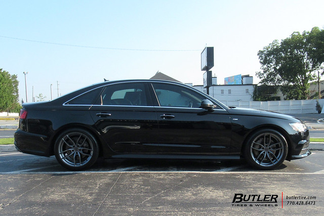 Audi A6 with 20in Niche Vosso Wheels and Continental ExtremeContact DWS06 Plus Tires