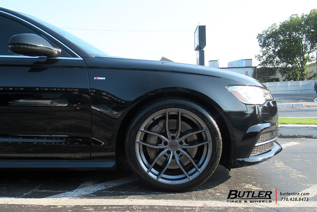Audi A6 with 20in Niche Vosso Wheels and Continental ExtremeContact DWS06 Plus Tires