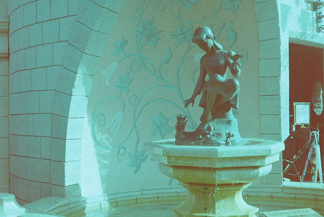 Disneyland Paris Fantasyland Cinderella fountain