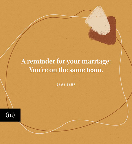 Marriage Is a Partnership, Not a Competition at (in)courage