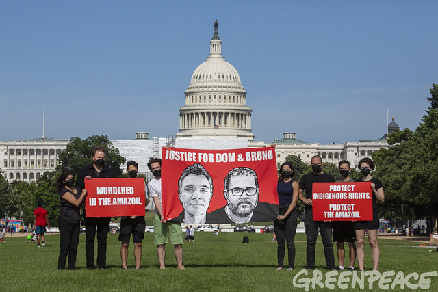 Washington Calls For Justice For Dom and Bruno