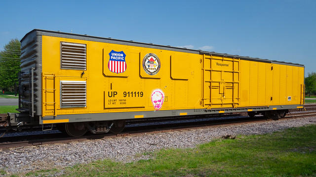 Union Pacific 911119 Hazmat Training Boxcar