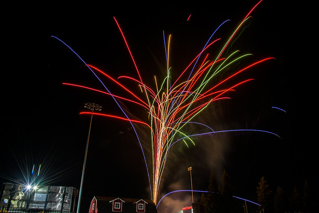 Visalia Fireworks show