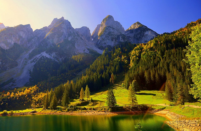 Favorite places of the Alpine nature