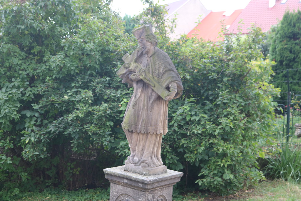 socha sv. Jana Nepomuckého v Klášterci nad Ohří