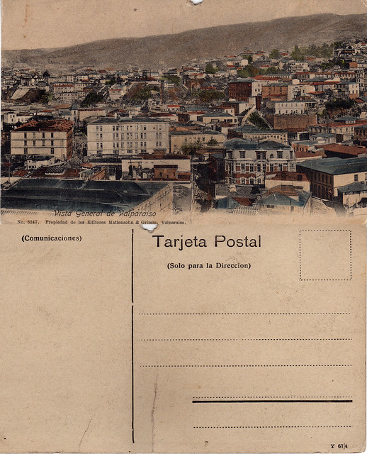 Post-card 1900's Valparaiso