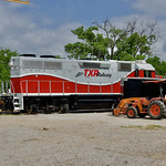 5-9-21, TRX Railway GP38 101 At Brownwood, TX.