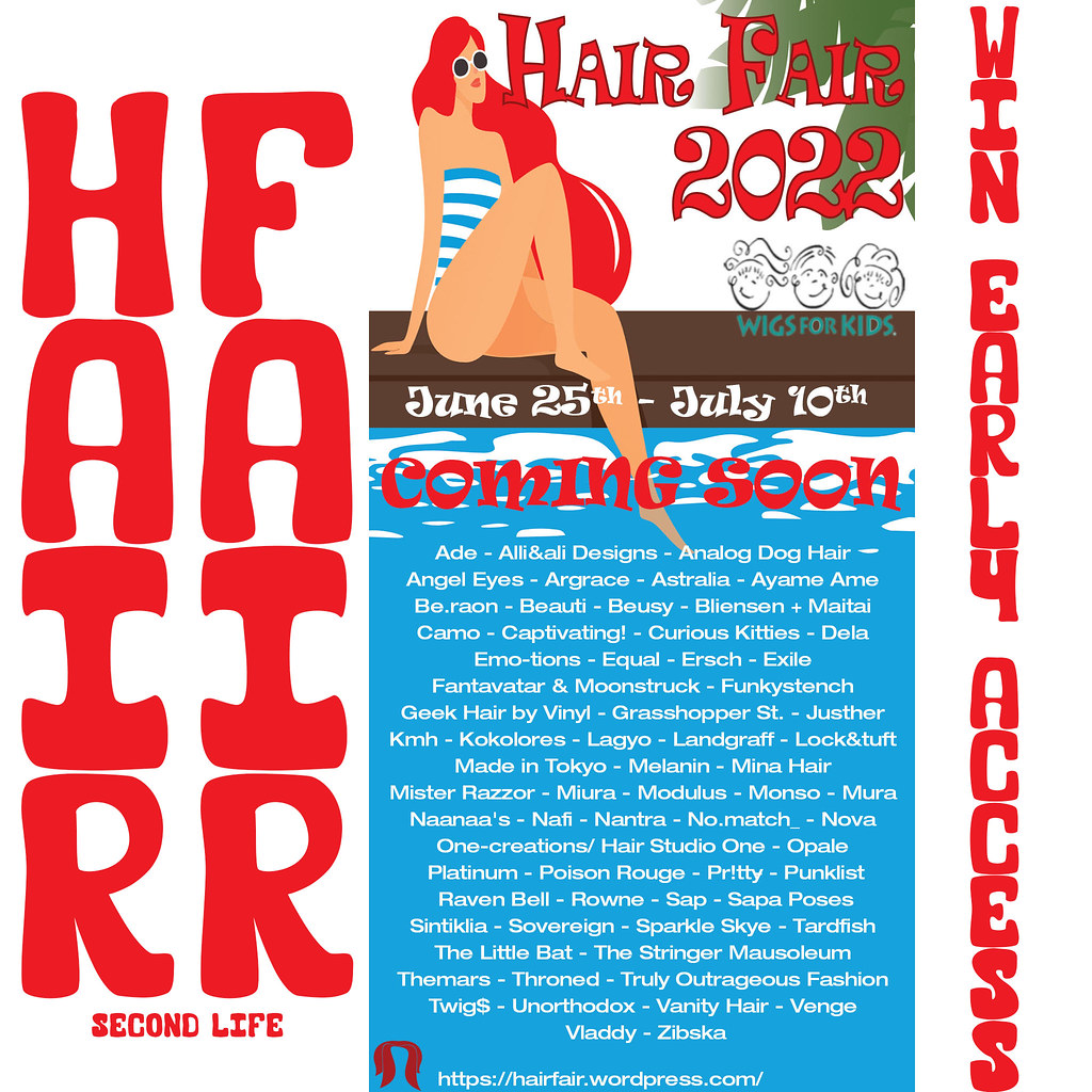 Hair Fair 2022 Win Early Access for you and 2 friends.