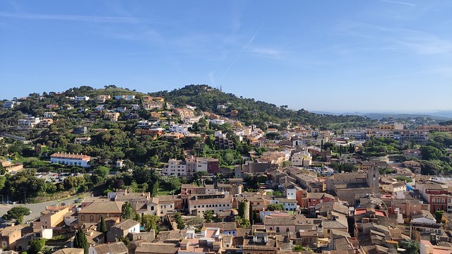 View to Old Town from El Castillo de Begur - Begur, Catalunya