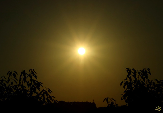 The Summer Solstice day at starburst dawn. Ph. by #WhiteANGEL