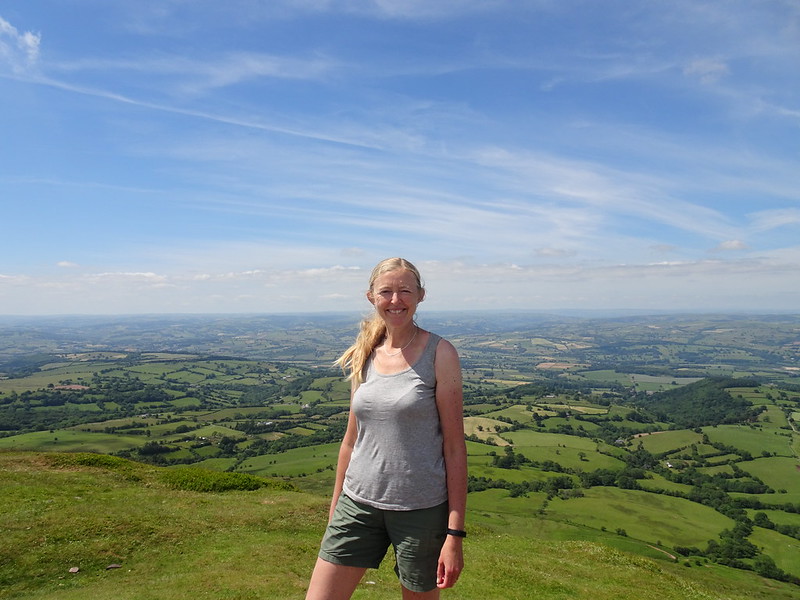 The Olchon Horseshoe - Me at Hay Bluff
