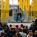 Fri, 06/03/2022 - 13:23 - On June 3rd, the Coney Island History Project presented Jokes with Josue: A Haitian Puppet Show created and performed by Emmanuel Elpenord. The free performance was at Deno's Wonder Wheel Park in the plaza below the park's Phoenix roller coaster. In the audience were first, second, and third graders from Coney Island’s P.S. 90, the Magnet School for Environmental Studies and Community Wellness down the block. Photographs by Norman Blake.
