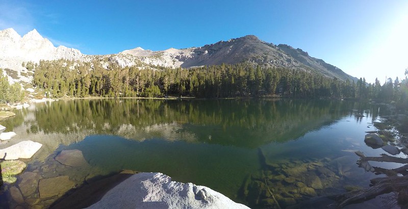 GoPro panorama shot from my favorite fishing spot on Flower Lake