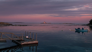 Cape Harbor Sunset, Southport Island Maine