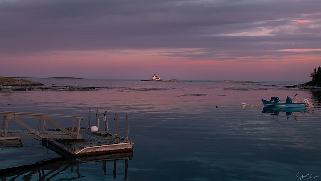 Cape Harbor Sunset, Southport Island Maine