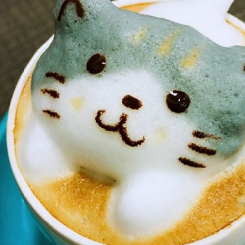 latte art foam