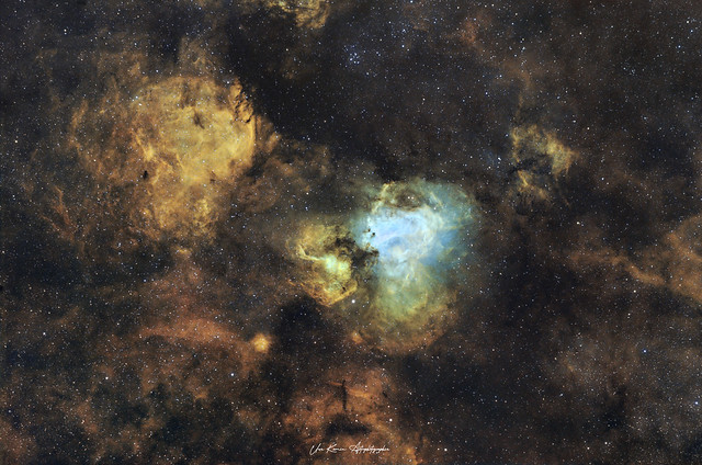 Messier 17 Nébuleuse du Cygne ou de l'Omega