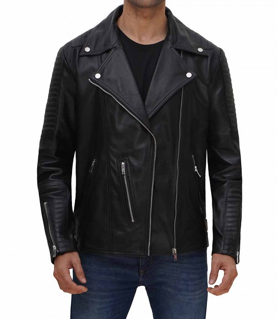 Men’s Bari Black Biker Leather Jacket | Bari Black Leather J… | Flickr