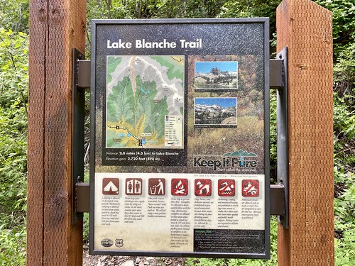 Lake Blanche sign