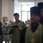 23 июня 2022, Всенощное бдение накануне дня памяти прп. Ефрема Новоторжского. Борисоглебский мужской монастырь (Торжок)