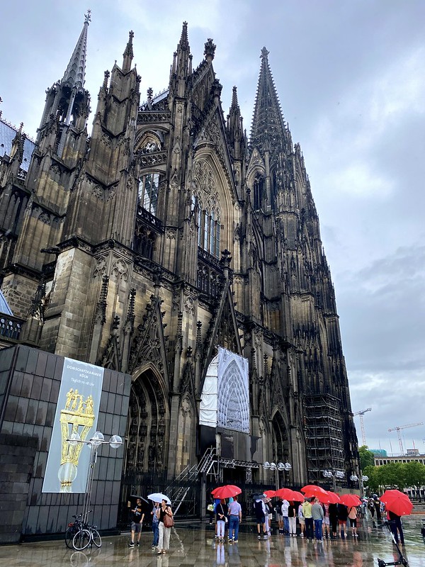 Cologne Cathedral in the rain