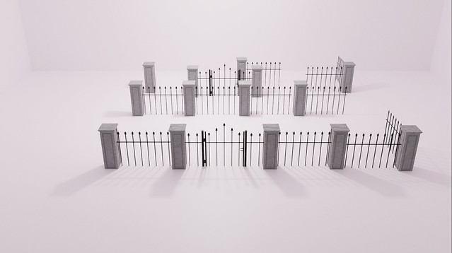 Concrete/Iron Fence Kit - CANARUN