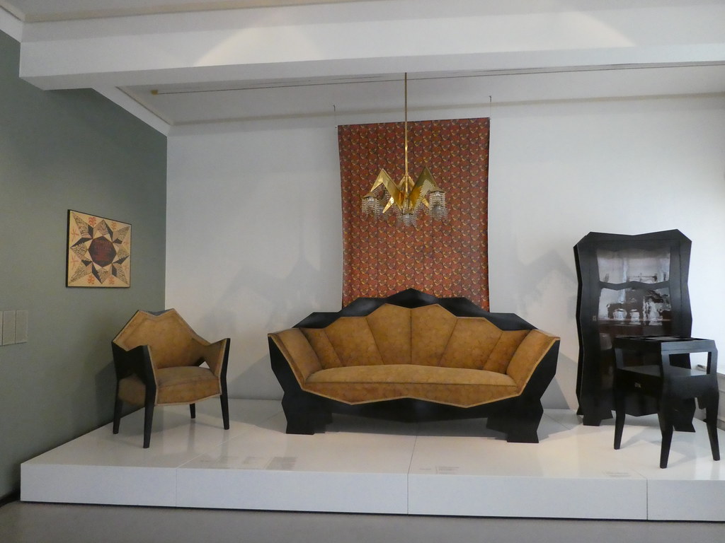 Cubist furniture in the House of the Black Madonna, Prague