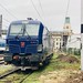 Odstavený Vectron SŽ 193.901 s měřícím vozem železničního svršku ve stanici Hr.Králové hl.n.