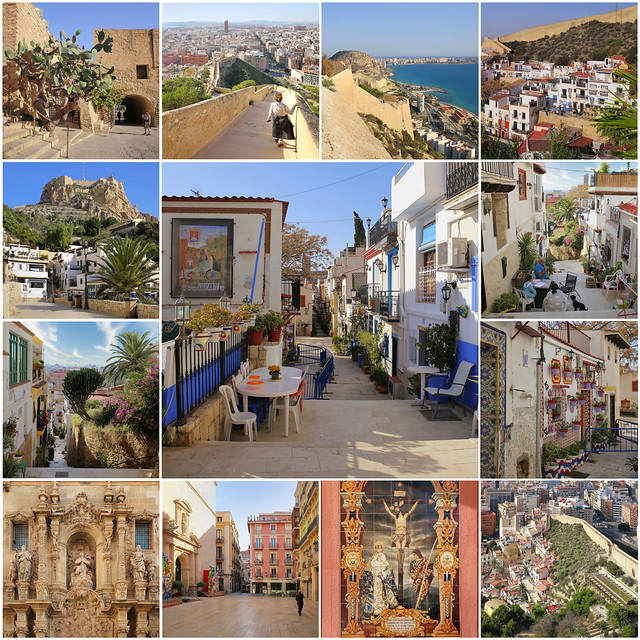 Attractive Alicante with a castle, old quarter and long waterfront