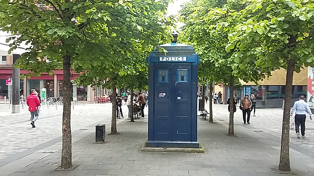 Blue Police Box, Sauchiehall Street, Glasgow
