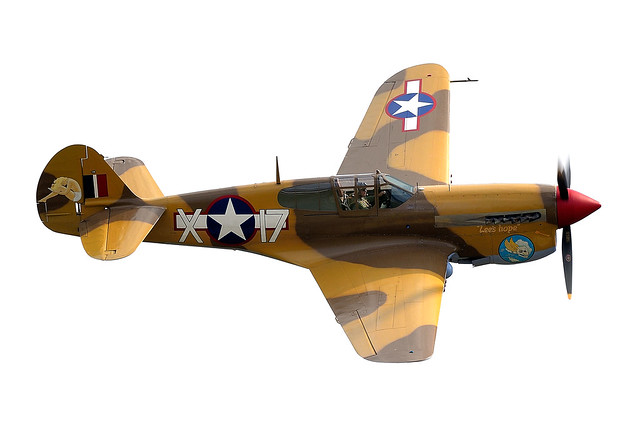 Curtiss P-40F Kittyhawk 41-19841 USAAC G-CGZP Lee's Hope