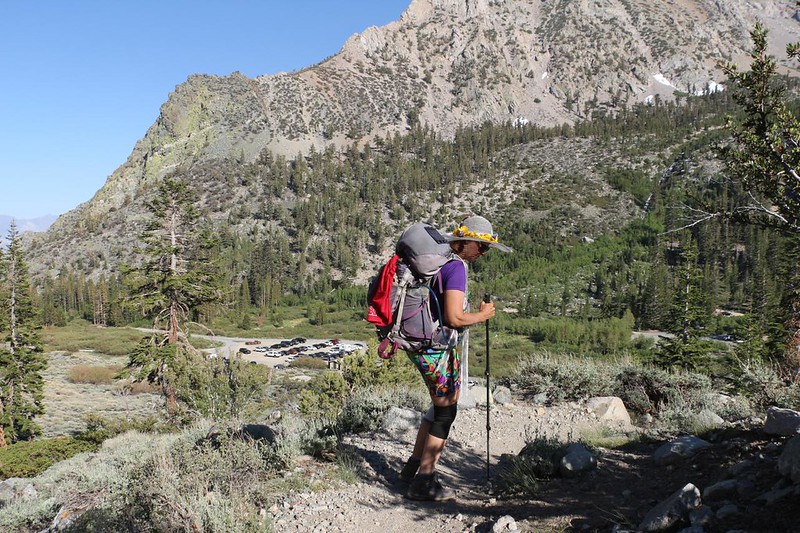 We were nearing the trailhead parking area in Onion Valley, on the Kearsarge Pass Trail