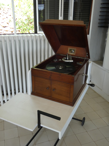 table roulante gramophone