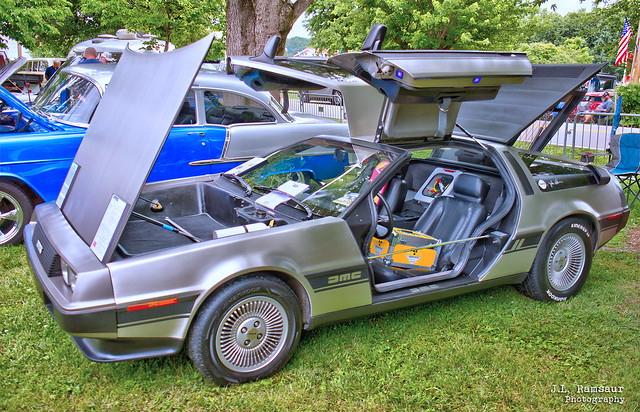 1981 DeLorean (with Back to the Future props) - Heritage Day 2022 - Granville, Tennessee