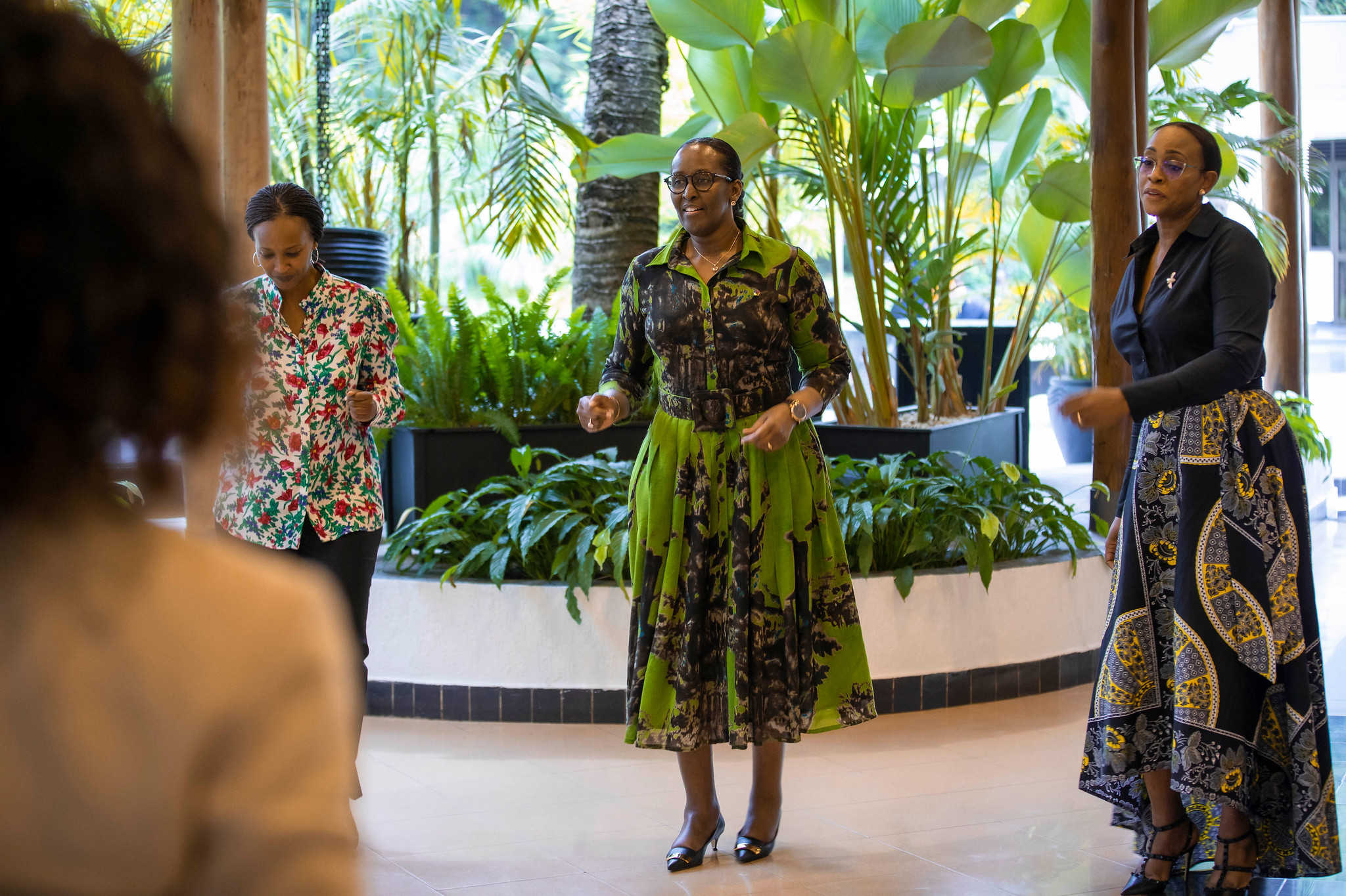 First Lady Mrs Jeannette Kagame hosts her Counterparts from the Commonwealth for a farewell lunch | Kigali, 25 June 2022