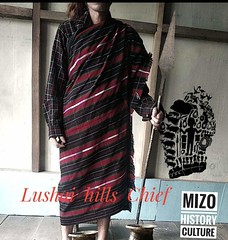 Mizoram lushai hills chief thangchhuah puan thangchhuah kawr, diar