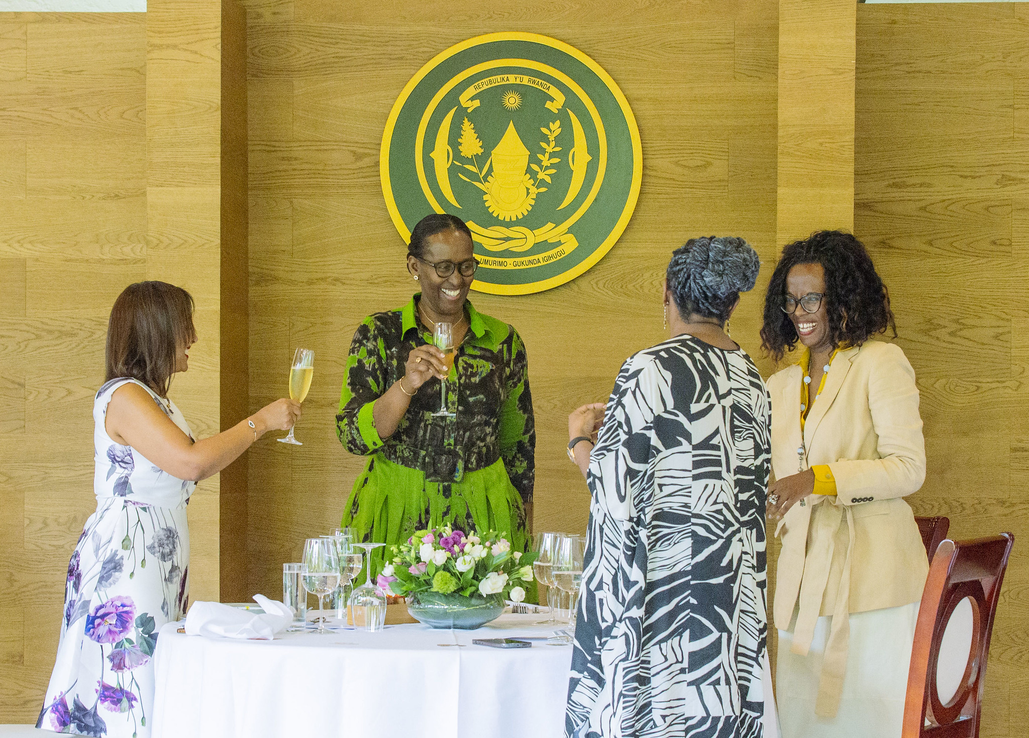 First Lady Mrs Jeannette Kagame hosts her Counterparts from the Commonwealth for a farewell lunch | Kigali, 25 June 2022