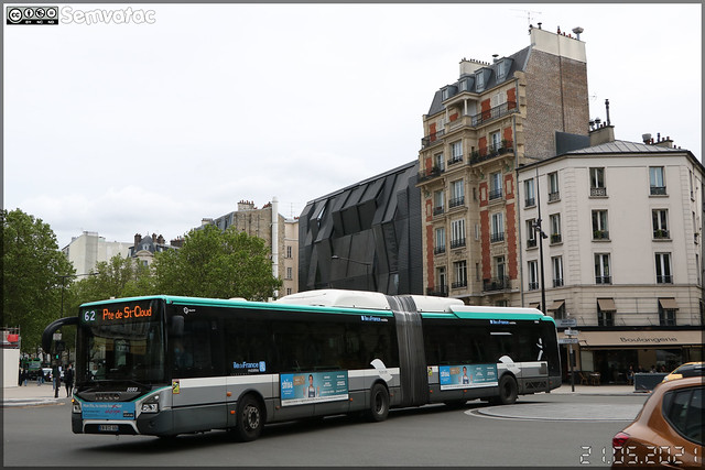 Iveco Bus Urbanway 18 hybride – RATP (Régie Autonome des Transports Parisiens) / Île de France Mobilités n°5593