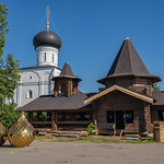 26 июня 2022, Божественная литургия в строящемся храме в честь Всех святых, в земле Русской просиявших, Вознесенского Оршина женского монастыря