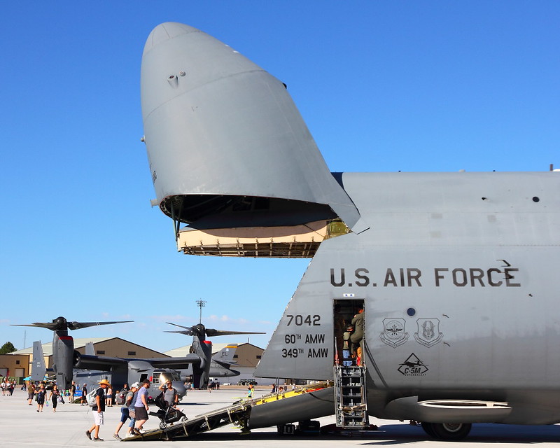 IMG_7646 CV-22 Osprey and C-5 Galaxy, Hill Air Force Base