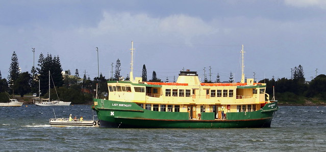 EX SYDNEY HARBOUR FERRY 'LADY NORTHCOTT' NORTH ARM OF THE HUNTER RIVER 27th JUne 2022