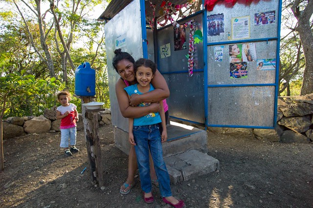 The village of Cana de Castilla in Terrabona is home to 160 people – 29 homes and thanks to Juana Marta Matamoros, most of them have a latrine and water that is safe and plentiful.About 10 years ago there was a cholera scare in the village, and after a fa