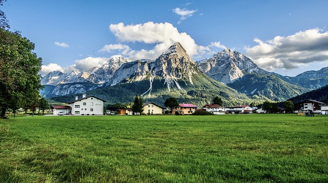 View Zugspitze from Austria