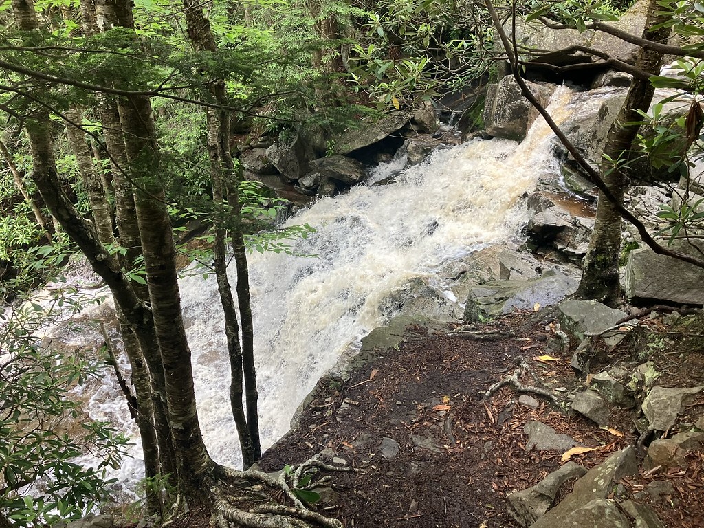 Swollen Waterfall on Big Stonecoal Run