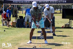 Chris Hall can mash the ball a long way. I watched him hit it 385 in practice. Here he is Saturday morning during competition at the @prolongdrive event this weekend. #PLDA #Golf #LongDistance #TeeBox #Driver #GolfDriver #gobigorgohome #progolfer #golflif